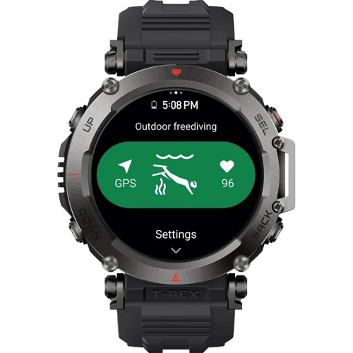 Смарт-часы Amazfit T-Rex Ultra Abyss Black: Дисплей 1.39" AMOLED (454x454) / 326 ppi