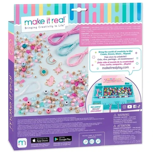 Набор для создания шарм-браслетов Make it Real - Небесные камешки (MR1322)