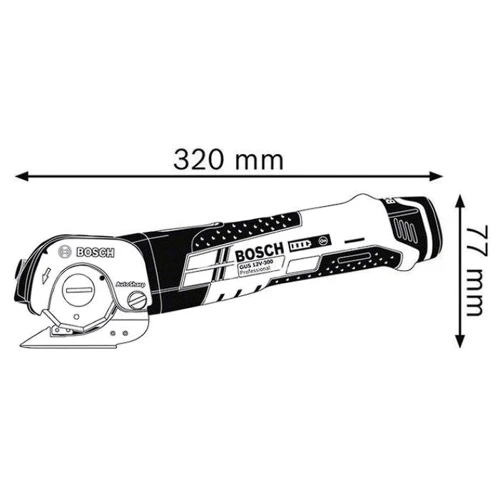 Электроножницы Bosch GUS 12 V-300 Professional (06019B2901)