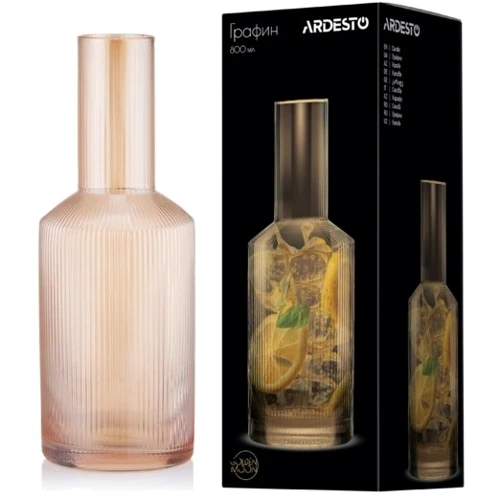 Графин Ardesto 800 мл золотистый (AR2690GG): Объем графина, мл 800