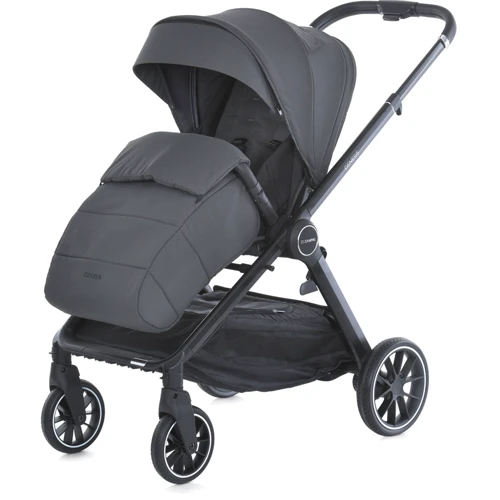 Коляска детская 2 в 1 El Camino Genesis Asphalt Gray (ME 1126 Asphalt Gray) фото 7