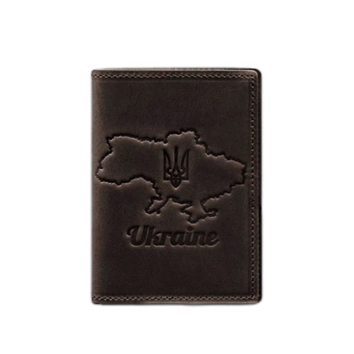 Обложка для паспорта BlankNote Crazy Horse темно-коричневая (BN-OP-UA-M-o)