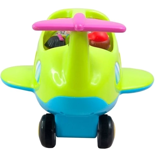 Игровой набор Kiddieland - Самолёт (зеленый), (свет, звук) (39289)