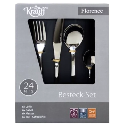 Набор столовых приборов Krauff Florence 24 предмета 29-178-024 (26321)