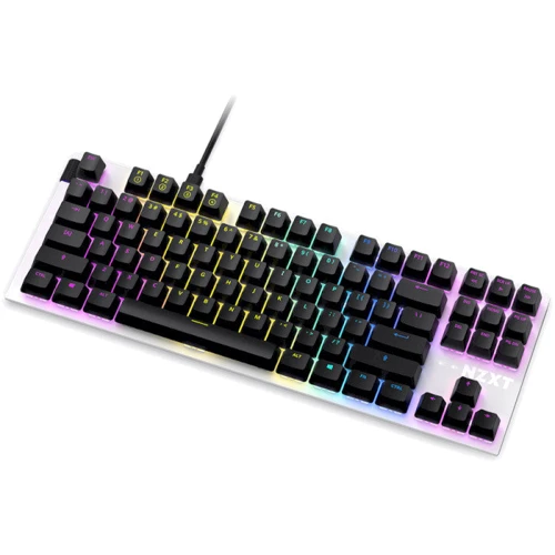 Клавіатура NZXT TKL Gateron Red Switches UK EN Layout White (KB-1TKUS-WR): інтерфейс підключення USB