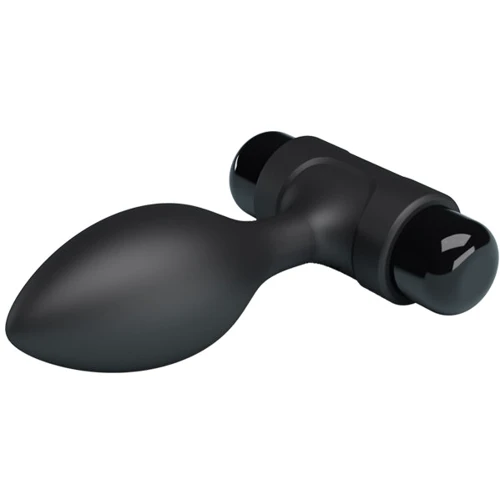 Анальная пробка LYBAILE Pretty Love Vibra Butt Plug Black