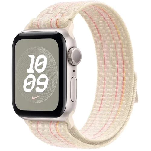 Epik Nike Sport Loop Starlight/Pink for Apple Watch 42/44/45/46/49mm: Совместимость Apple Watch 49mm, Apple Watch 42mm, Apple Watch 44mm, Apple Watch 45mm, Apple Watch 46mm