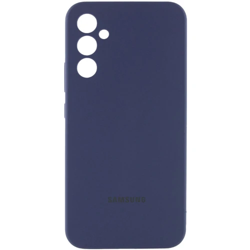 Чехол для телефонов Lakshmi Premium Silicone Case with Logo Full Camera Midnight Blue for Samsung S926 Galaxy S24 Plus