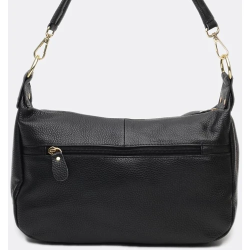 Женская сумка через плечо Borsa Leather черная (K1213-black): Тип Сумки