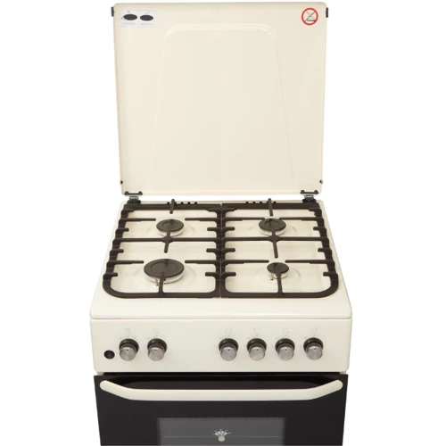 Газовая плита Eleyus CAST 6001 CF BG: Электроподжиг конфорок есть
