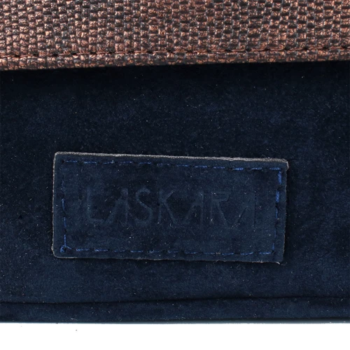Женская сумка почтальонка Laskara темно-синяя (LK10189-bronze-navy): Страна производитель Чехия