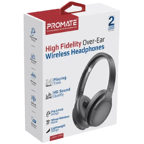 Наушники Promate LaBoca Pro Black (laboca-pro.black) фото 8