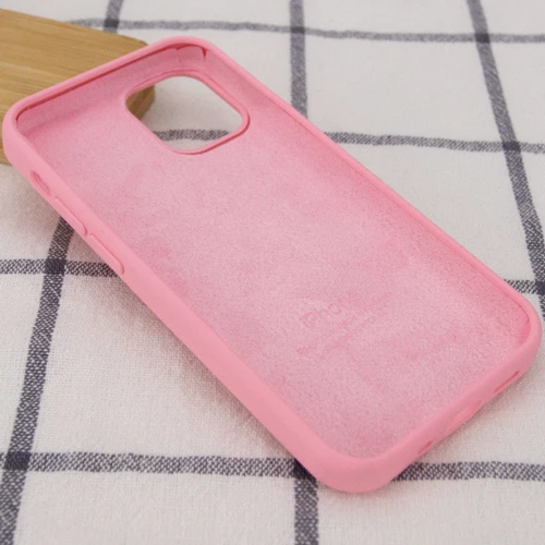 Чехол для iPhone Mobile Case Silicone Case Full Protective Light Pink for iPhone 13 Pro: Материалы Силикон