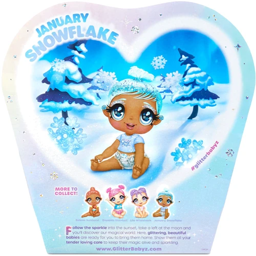 Игровой набор с куклой Glitter Babyz - Снежинка: Высота, см 20