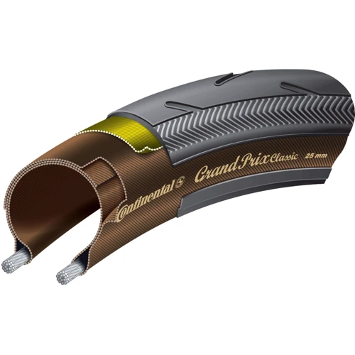 Покрышка Continental Grand Prix Classic 28" 700 x 25C (100456): Ширина, мм 25