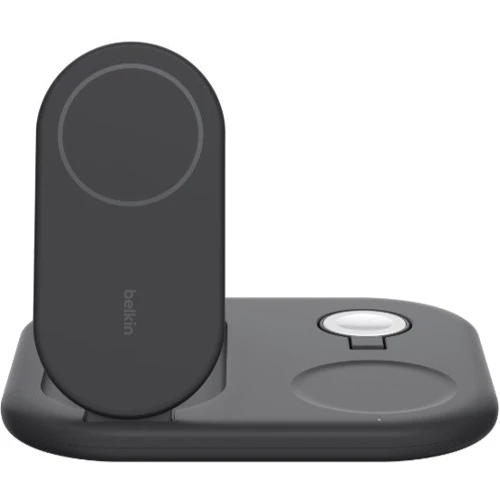 Зарядное устройство Belkin Wireless Charger Magnetic 15W Black (WIZ029VFBK) for iPhone 16 I 15 I 14 I 13 I 12 series, Apple Watch and Apple AirPods
