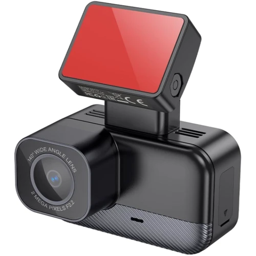 Автомобильный видеорегистратор Hoco DV10 mini screen dashcam Black: Угол обзора, градусов 140