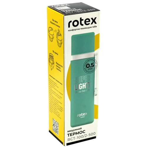 Термос Rotex Mint 500 мл (RCT-100 / 2-500): Обсяг, л 0.5