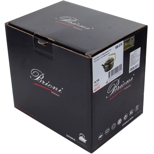 Чайник Brioni Ti̇ger Eye Gold Ri̇ng 2.5 л (764-027): Объем, л 2.5