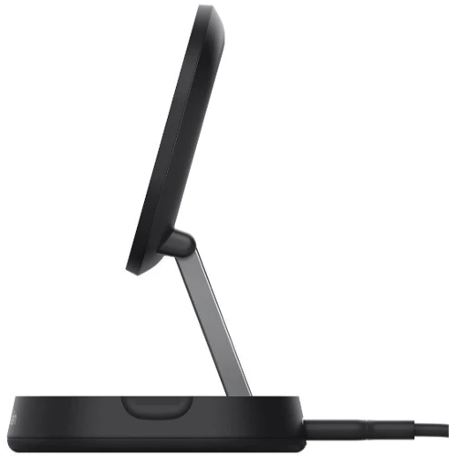 Зарядное устройство Belkin Wireless Charger Magnetic Stand 15W Black (WIA008VFBK) for iPhone 16 I 15 I 14 I 13 I 12 series: Кабель в комплекте USB-C