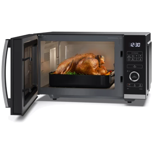 Микроволновая печь Sharp YC-QS254AE-B: Мощность микроволн, Вт 900