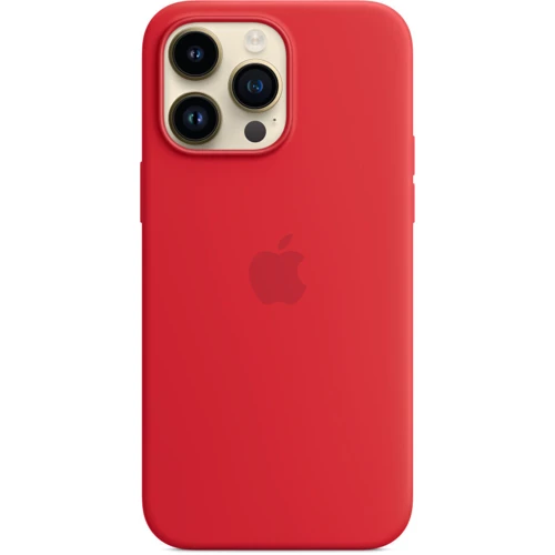 Чехол для iPhone Apple Silicone Case with MagSafe (PRODUCT)RED (MPTR3) for iPhone 14 Pro Max: Цвет красный