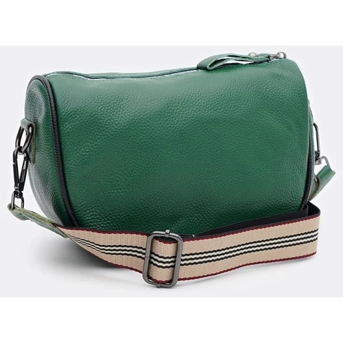 Женская сумка-седло Borsa Leather зеленая (K18569gr-green): Пол Женский