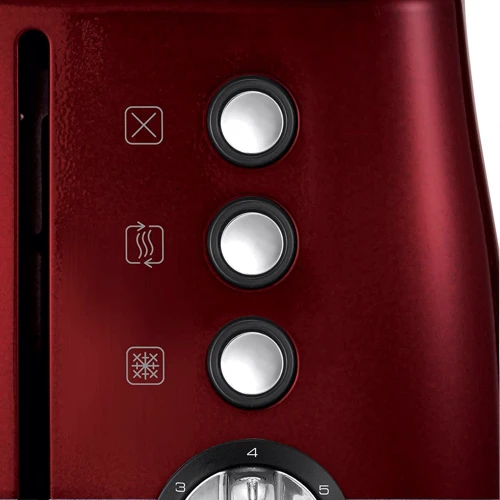 Тостер Morphy Richards 224408 Evoke Red: Мощность 850
