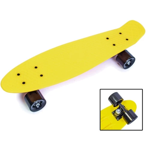 Penny Board Желтый цвет Матовые колеса