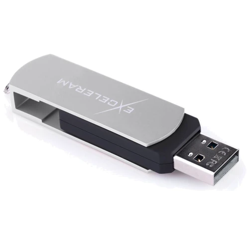 USB-флешка eXceleram 64GB P2 Series USB 2.0 Silver/Black (EXP2U2SIB64) фото 4