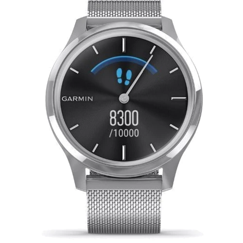 Смарт-годинник Garmin Vivomove Luxe Silver stainless steel case with silver Milanese band (010-02241-03): Операційна система Пропрієтарна