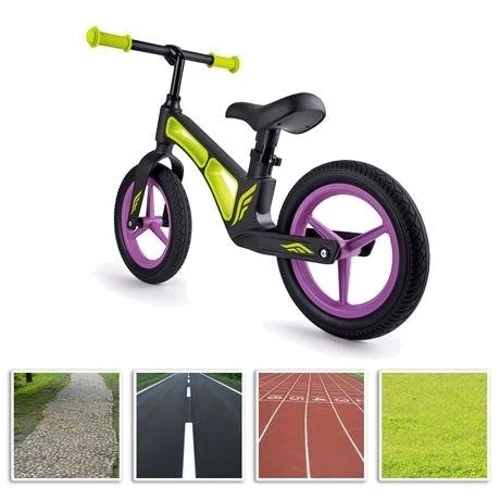 Беговел Hape Новое исследование двухколесный зеленый (E8486): Колеса безвоздушные