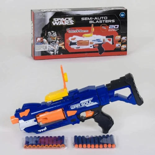 Автомат 7008 бластер 43см, пули-присоски 20шт: Производитель Китай