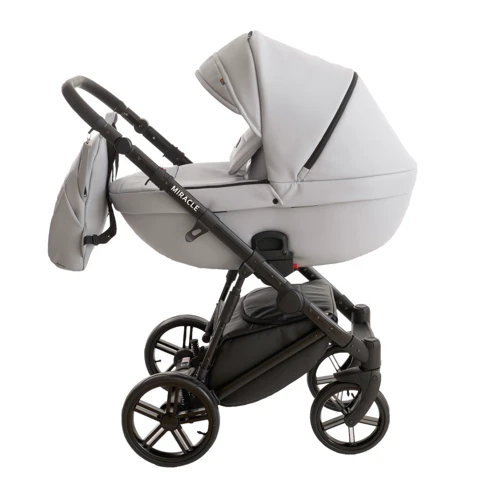 Універсальна коляска 2 в 1 Broco Miracle Black 9023-BMB-04, grey, сірий фото 16