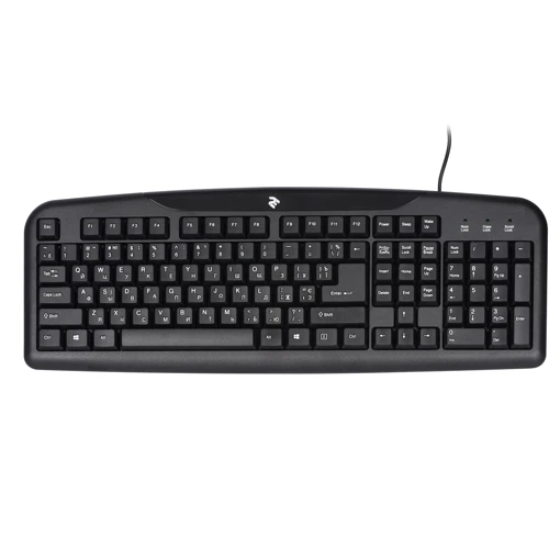 Клавиатура 2Е KS 101 Black (2E-KS101UB): Подключение проводное