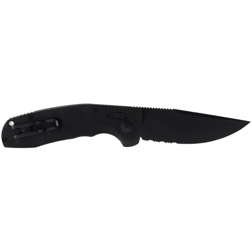 Нож SOG SOG-TAC AU, Black, Partially Serrated (SOG 15-38-02-57): Тип ножа Складной