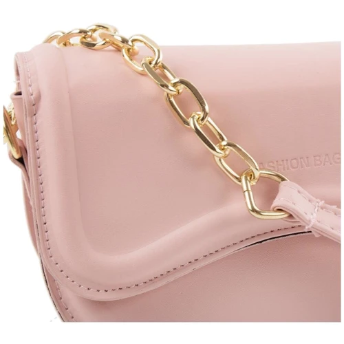 Жіноча сумка крос боді Valiria Fashion рожева (5DETAA9246-pink): Застібка Магнитная