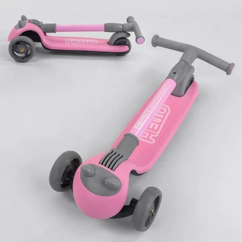 Самокат Best Scooter розовый (D-0558): Материал колес полиуретан
