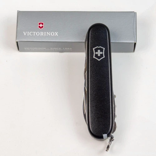 Мультитул Victorinox HUNTSMAN MAT черный матовый лак (Vx13713.3_M0007p) фото 14