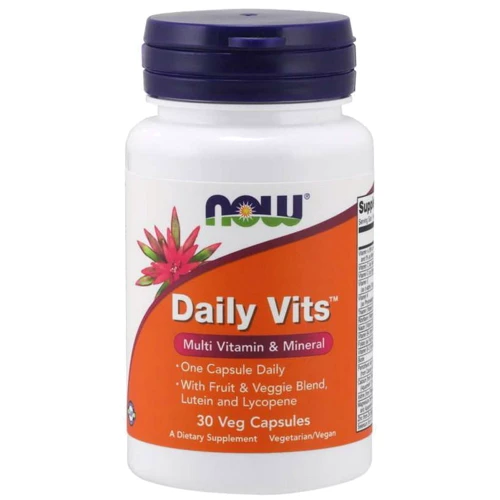 NOW Foods Daily Vits, 30 Veg Capsules