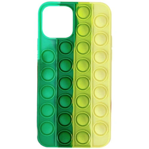 Чехол для iPhone Mobile Case Pop-It Antistress Spearmint/Yellow for iPhone 12 Pro Max