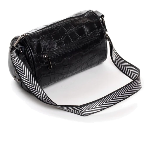 Жіноча сумка бочонок Cosmetic bag 01-09 39047-H black чорна (35526): Стать Женский