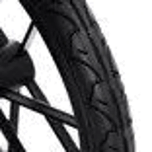 Прогулянковий візочок Kinderkraft Helsi Deep Black (KSHELS00BLK0000) (00-00305203): Матеріал коліс резина