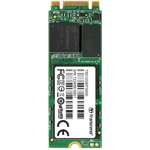 Transcend SSD M.2 2260 512GB MTS600 (TS512GMTS600): Тип накопителя внутренний