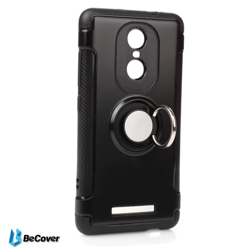 Чохол для телефона BeCover Magnetic Ring Stand Black for Xiaomi Mi Note 3 (701916): Тип накладка на задню частину