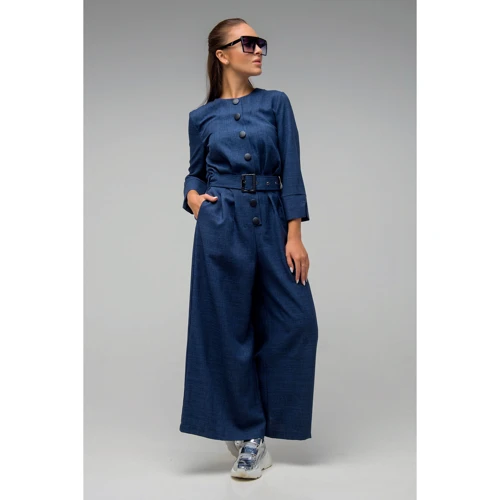 Комбинезон FLFashion Сириус СКС2653 M темно-синий: Вид Комбинезоны
