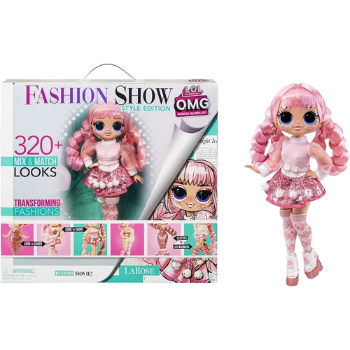 Игровой набор с куклой L.O.L. SURPRISE! серии O.M.G. Fashion Show – Стильная Ла Роуз (584322): Особенности На шарнирах
