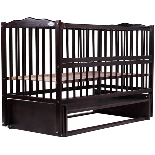 

Кровать Babyroom Веселка маятник, откидной бок DVMO-2 бук венге (622001)