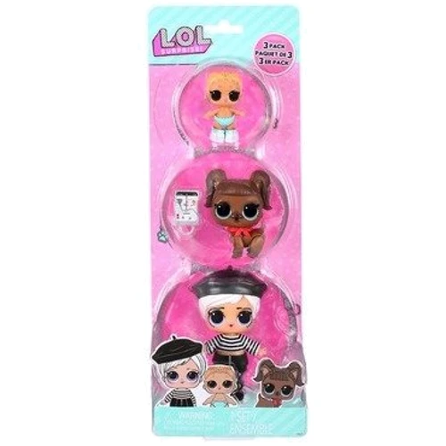 Набор игровых фигурок L.O.L. Surprise! OPP Tot + Pet + Lil Sis Битник бейби и Дарлинг Догги (987888) фото 2