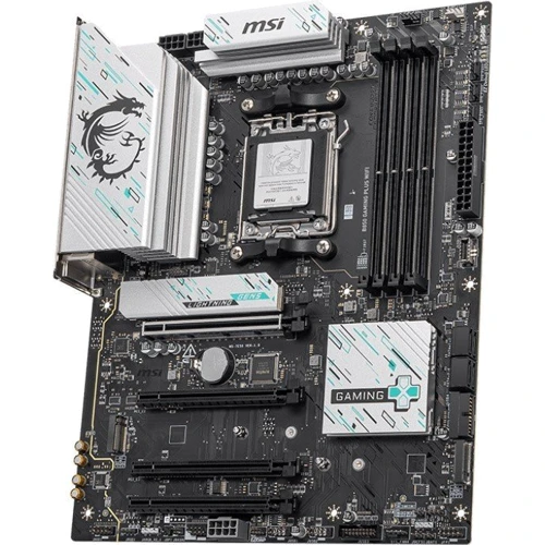 MSI B850 GAMING PLUS WIFI UA: Разъемы на задней панели DisplayPort, USB 2.0, USB 3.2 Gen 1, USB 3.2 Gen 2, USB Type-C, Ethernet RJ-45
